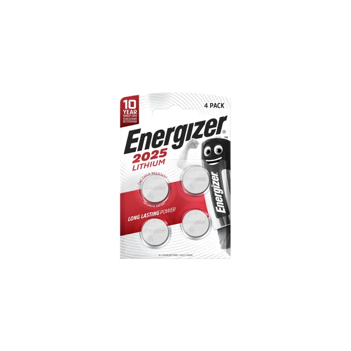 ENERGIZER BATTERIES SPECIALIZED CR2025 4 PIECES