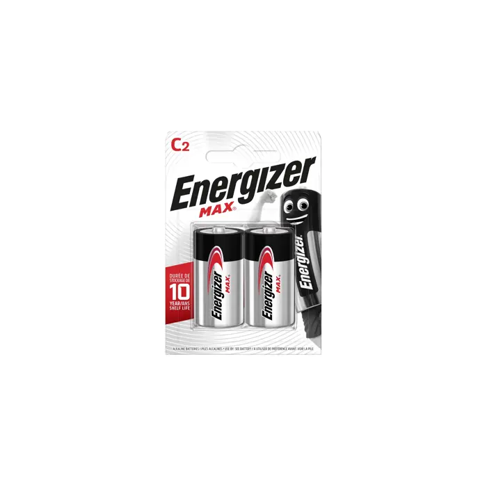 ENERGIZER BATTERY MAX C LR14. 2 pcs. ECO package