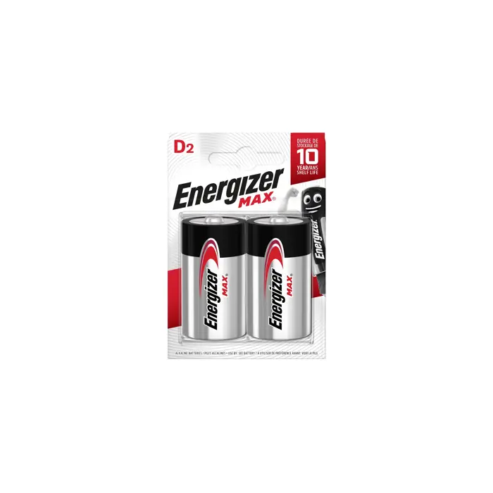 ENERGIZER BATTERY MAX D LR20, 2 pcs. ECO packaging