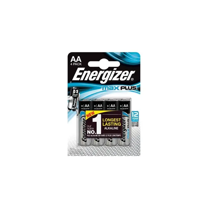 ENERGIZER BATTERY MAX PLUS AA LR6, 4 ECO