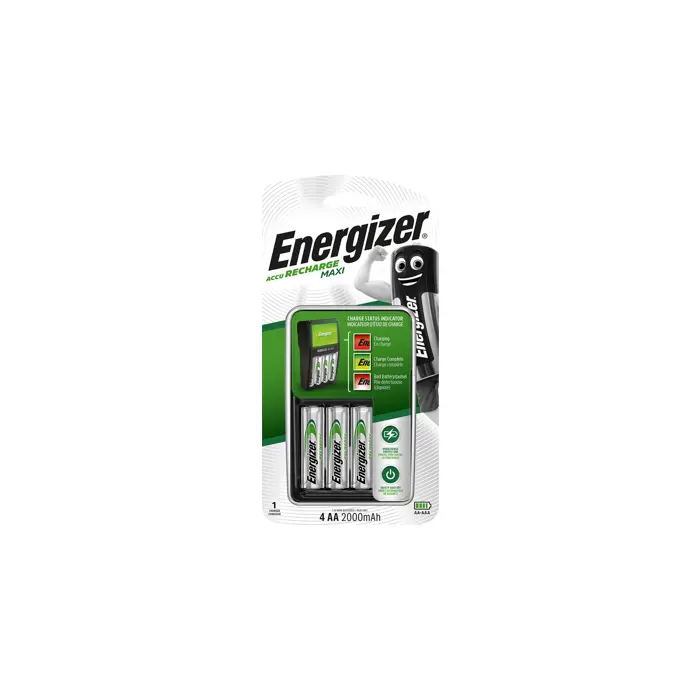 ENERGIZER Maxi ACCU HR6 POW battery charger + 2 AA 2000 mAh batteries