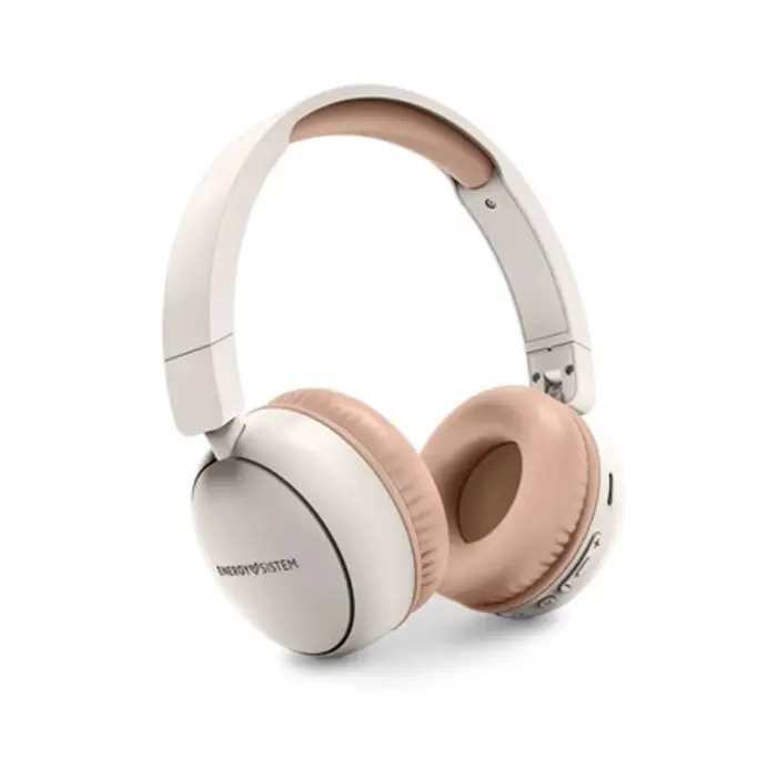 Energy Sistem | Radio Color | Wireless Headphones with FM radio | Bluetooth | Over-Ear | Microphone | Wireless | Cream