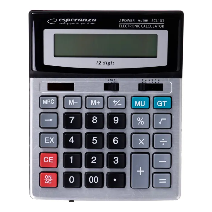 esperanza-ecl103-calculator-desktop-basic-black-gray-59233-arbespklk0002.webp