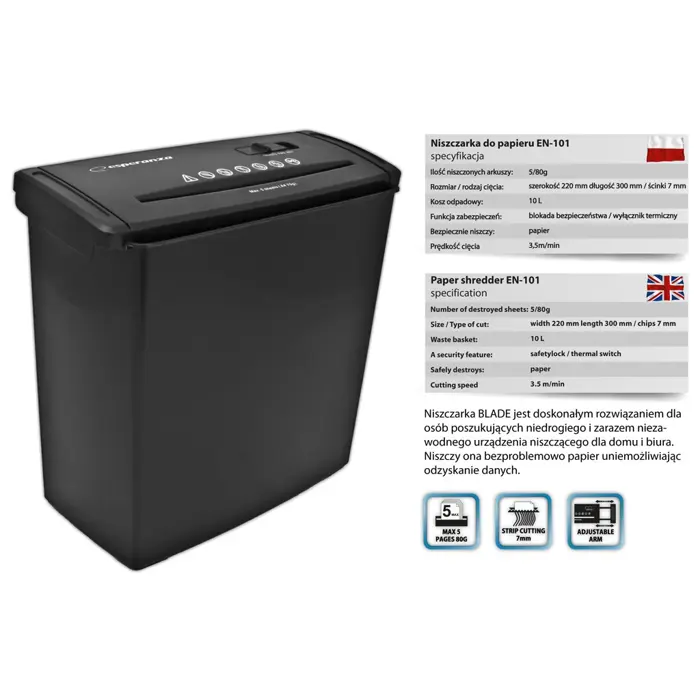 esperanza-en101-paper-shredder-strip-shredding-22-cm-black-70172-biuespnis0001.webp