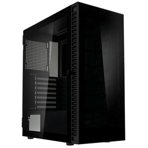 Kolink Observatory HF Glass Core Midi Tower Case - Black No Fans-OBSERVATORY HF CORE GB