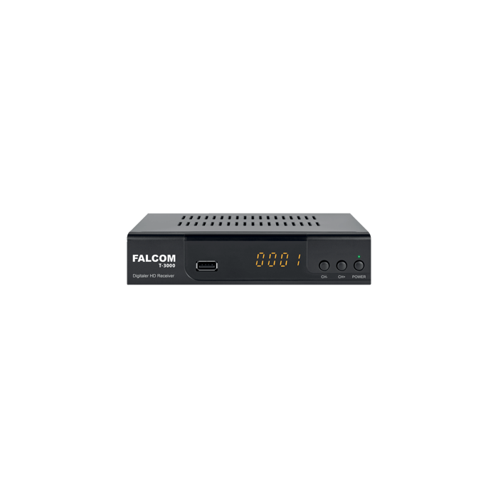 Falcom Prijemnik zemaljski, DVB-T/T2/C, HEVC, HDMI, USB - T-3000