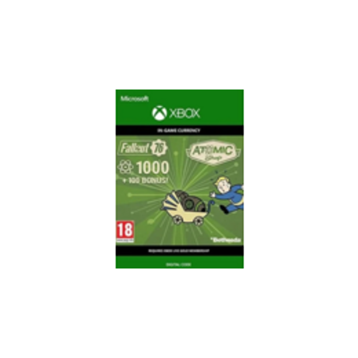 Fallout 76 - 1000 (+100 Bonus) Atoms (Xbox One)