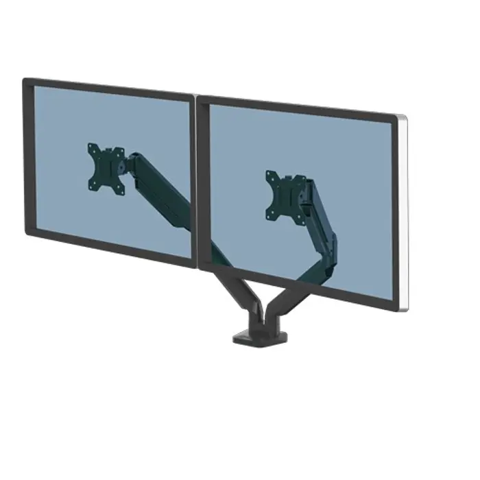 Fellowes Ergonomics arm for 2 monitors - Platinum series, black