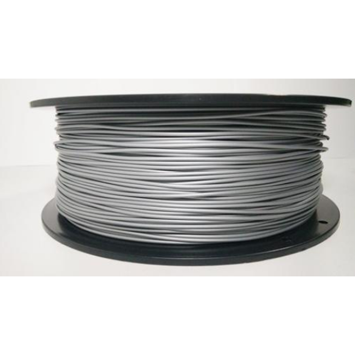 Filament for 3D, PET-G, 1.75 mm, 1 kg, silver