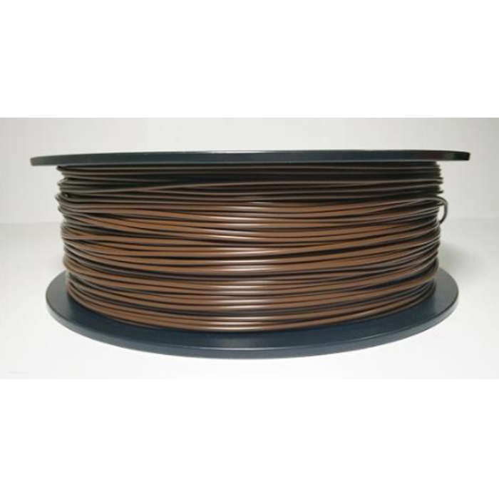 Filament for 3D, PLA, 1.75 mm, 1 kg, coffee