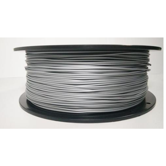 Filament for 3D, PLA, 1.75 mm, 1 kg, silver