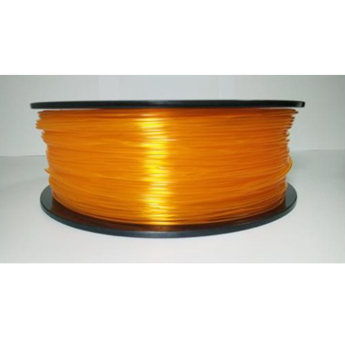 Filament for 3D, PLA, 1.75 mm, 1 kg, trans. orange