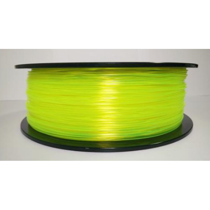 Filament for 3D, PLA, 1.75 mm, 1 kg, trans. yellow