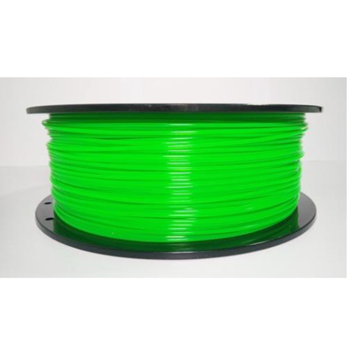 Filament for 3D, PLA, 1.75 mm, 1 kg, transp. green