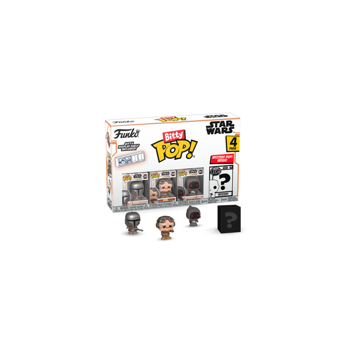 FUNKO BITTY POP: MANDALORIAN 4PK - MANDALORIAN - 889698754521