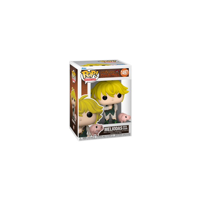 FUNKO POP ANIMATION: SEVEN DEADLY SINS - MELIODAS W/HAWK - 889698755412