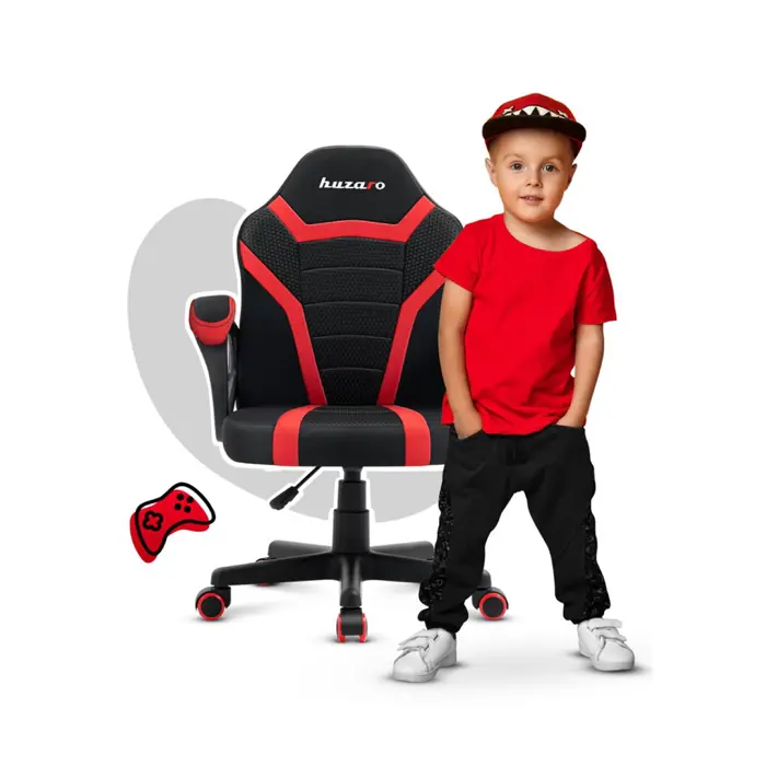 gaming-chair-for-children-huzaro-ranger-10-red-mesh-black-re-28383-gamhuzfot0054.webp