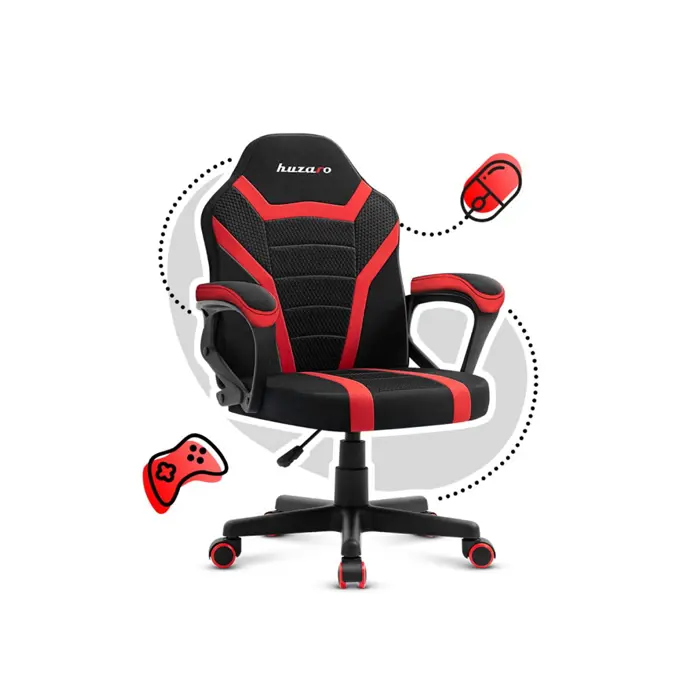 gaming-chair-for-children-huzaro-ranger-10-red-mesh-black-re-49264-gamhuzfot0054.webp