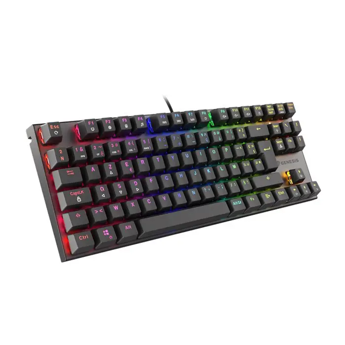 GAMING KEYBOARD GENESIS THOR 300 TKL RGB FR MECHANICAL BACKLIGHT RED SWITCH