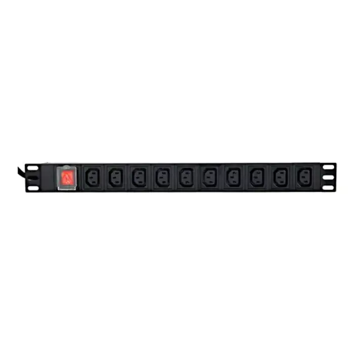 Gembird EG-PDU-10C132C19 Rack Power Unit (PDU) with C19 plug 1U (3m)