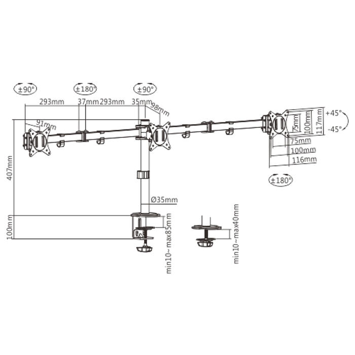 gembird-ma-d3-01-adjustable-desk-3-display-mounting-arm-rota-27265-tvagemuch0030.webp