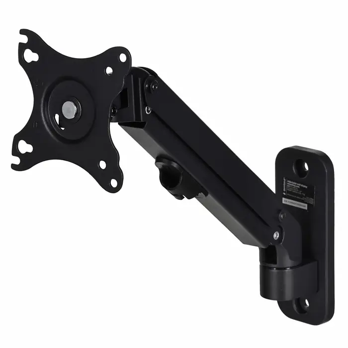 Gembird MA-WA1-01 monitor mount / stand 68.6 cm (27") Black Wall