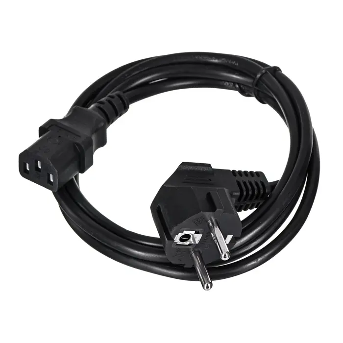 Gembird PC-186 power cable Black 1.8 m CEE7/4 C14 coupler