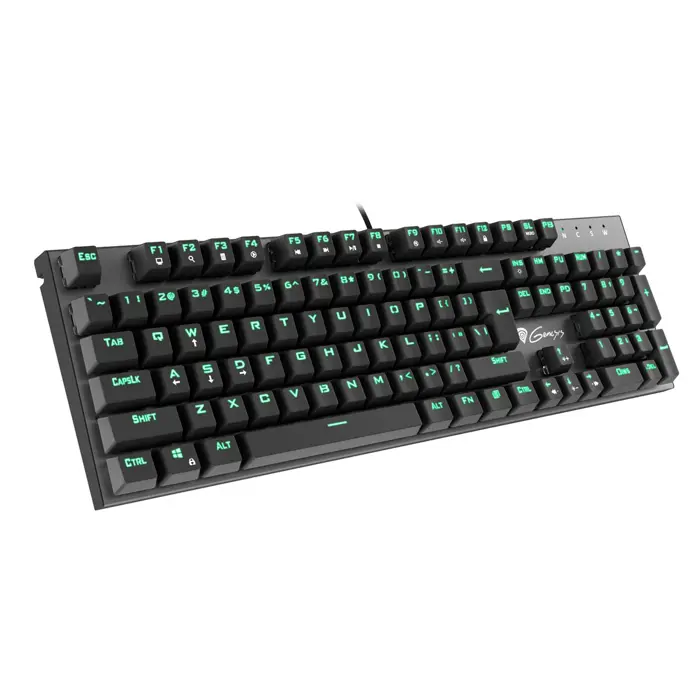 GENESIS Mechanical keyboard THOR 300 US,USB, BLUE OETEMU, white backlighting