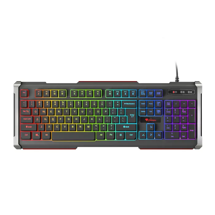 GENESIS RHOD 400 RGB keyboard Gaming USB QWERTY US International Black