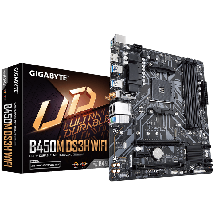 GIGABYTE B450M DS3H WIFI 1.5 M/B Gigabyte