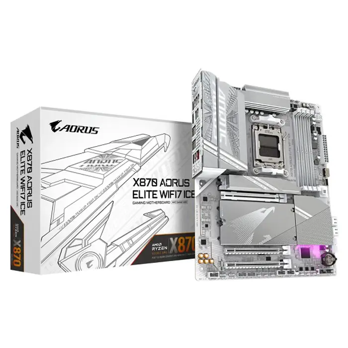 Gigabyte GA-X870 Aorus Elite ICE, WIFI7, AM5