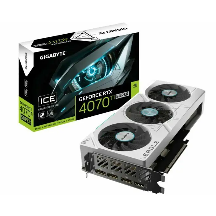 GIGABYTE GeForce RTX 4070 Ti Super Eagle OC Ice, 16384 MB GDDR6X-GV-N407TSEAGLEOC ICE-16GD