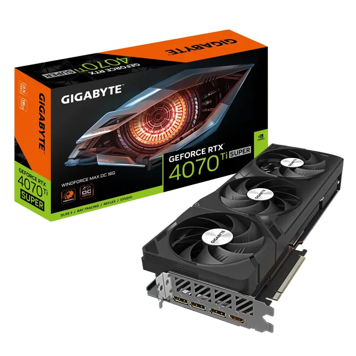 GIGABYTE GeForce RTX 4070 Ti Super Gaming OC 16G, 16384 MB GDDR6X-GV-N407TSGAMING OC-16GD