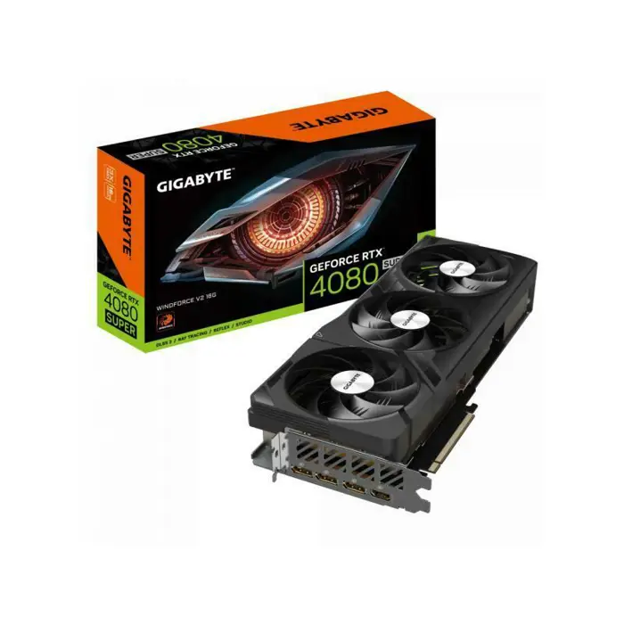 GIGABYTE GeForce RTX 4080 Super Windforce V2, 16384 MB GDDR6X-GV-N408SWF3V2-16GD