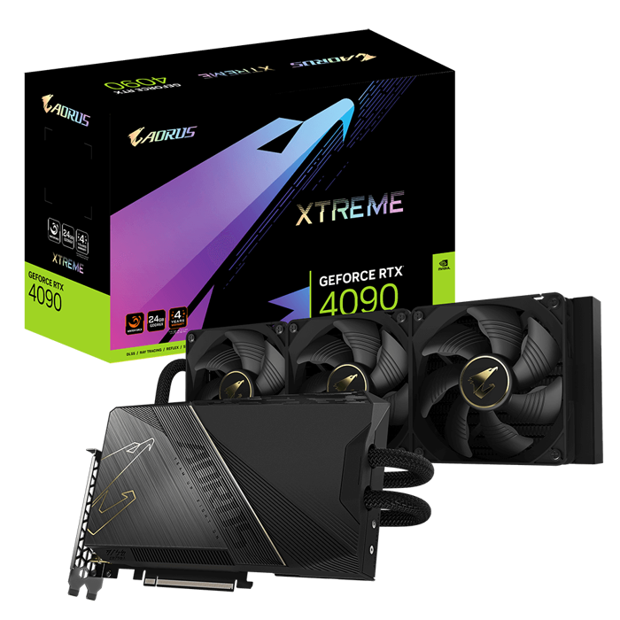 Gigabyte GF Aorus  RTX 4090 XTREME WATERFORCE, 24GB