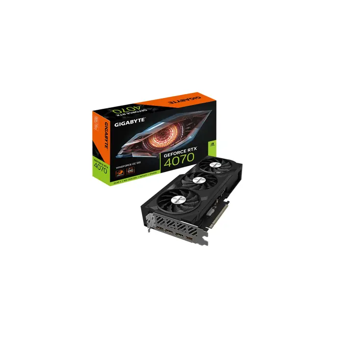 Gigabyte GV-N4070WF3OC-12GD graphics card NVIDIA GeForce RTX 4070 12 GB GDDR6X