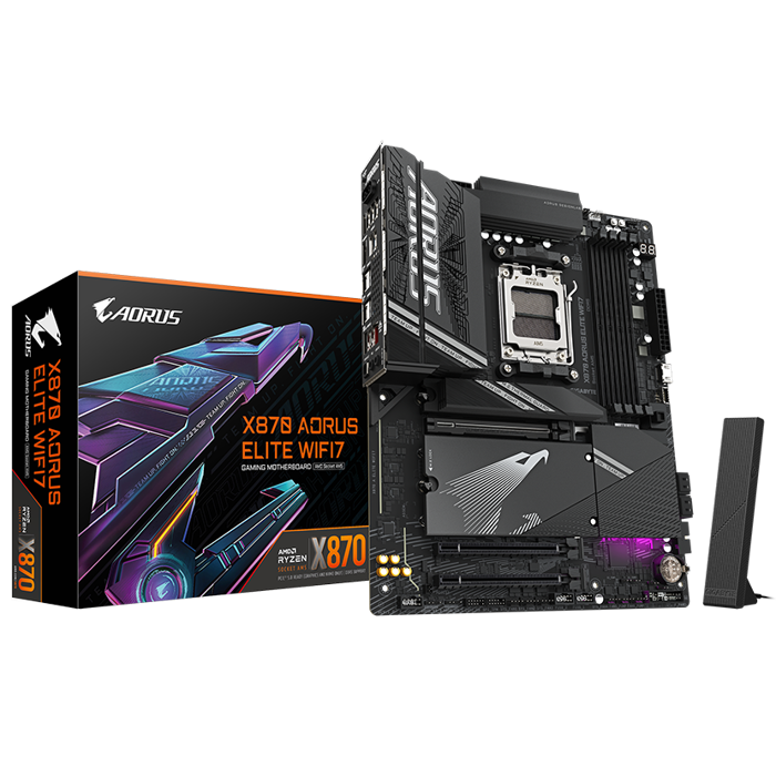 Gigabyte X870 AORUS Elite WiFi7, AMD X870 Mainboard - Sockel AM5, DDR5-X870 A ELITE WIFI7