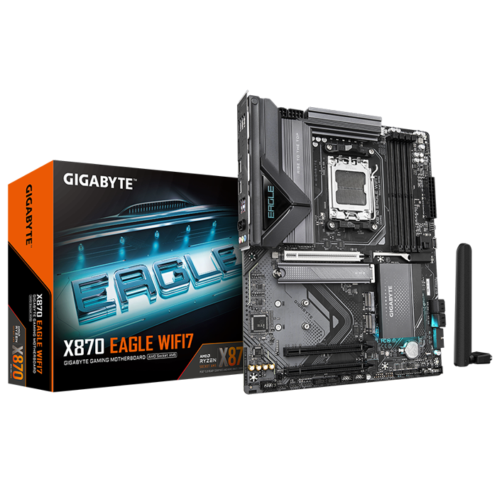 Gigabyte X870 Eagle WiFi7, AMD X870 Mainboard - Sockel AM5, DDR5-X870 EAGLE WIFI7