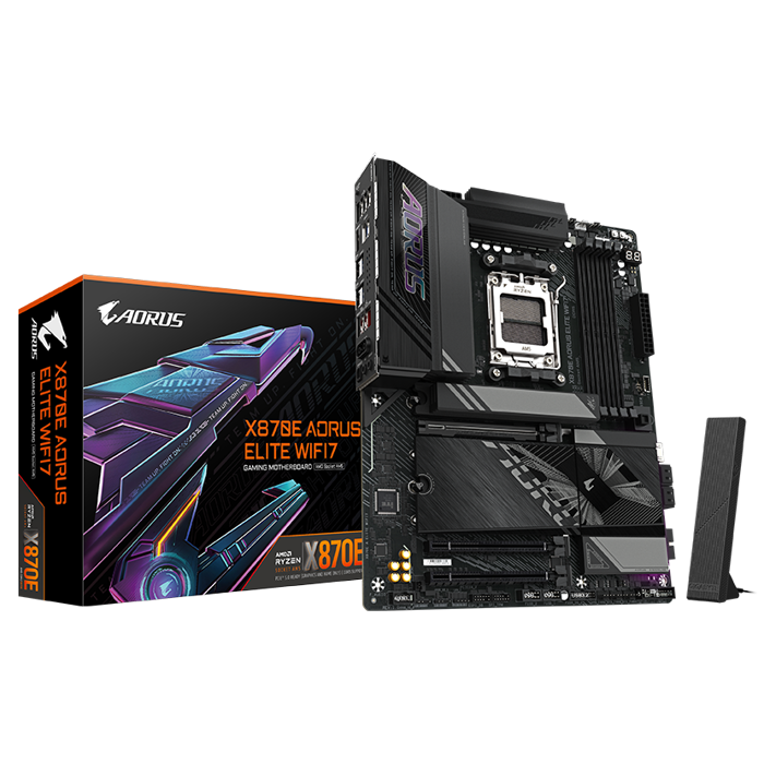 Gigabyte X870E AORUS Elite WiFi7, AMD X870E Mainboard - Sockel AM5, DDR5-X870E A ELITE WIFI7