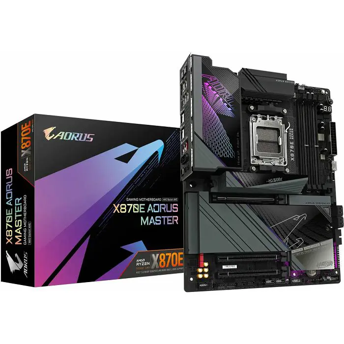 Gigabyte X870E AORUS Master, AMD X870E Mainboard - Sockel AM5, DDR5-X870E AORUS MASTER