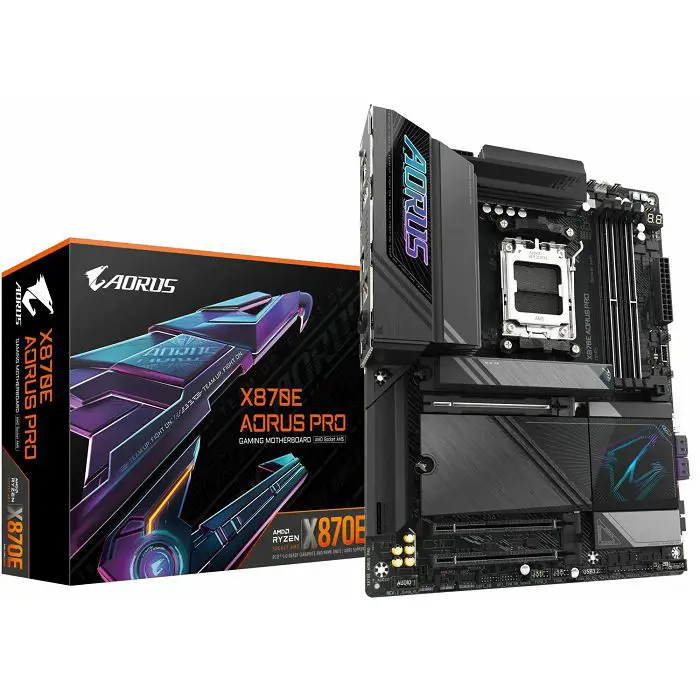 Gigabyte X870E AORUS Pro, AMD X870E Mainboard - Sockel AM5, DDR5-X870E AORUS PRO