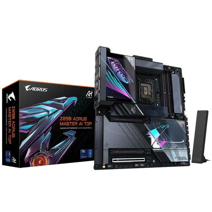 GIGABYTE Z890 Aorus Master AI Top Mainboard, Sockel LGA 1851, Intel Z890, eATX, DDR5-Z890 A MASTER AI TOP