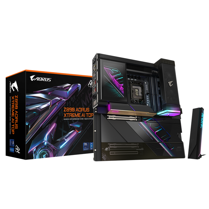 GIGABYTE Z890 Aorus Xtreme AI Top Mainboard, Sockel LGA 1851, Intel Z890, eATX, DDR5-Z890 A XTREME AI TOP