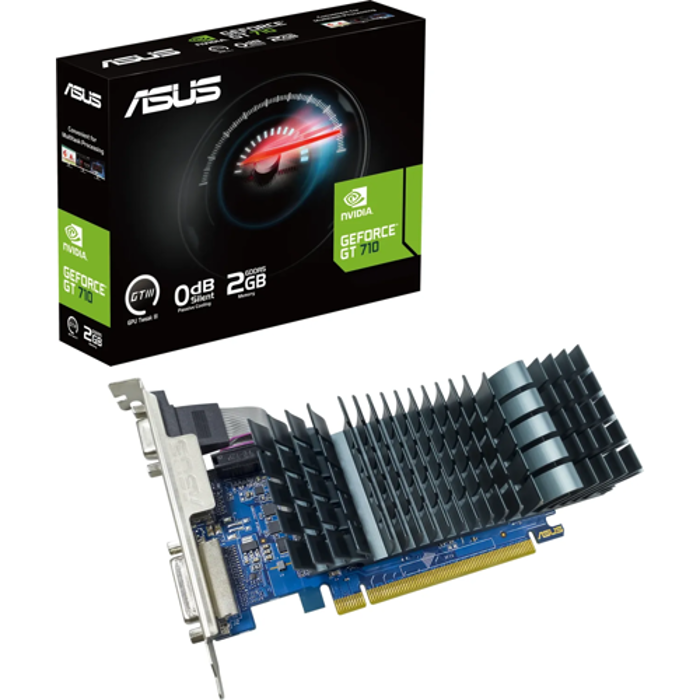 Graphics card ASUS GeForce GT 710, 2GB GDDR5, PCI-E 2.0