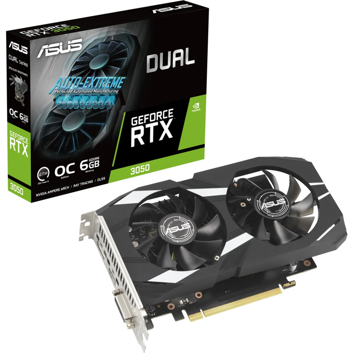 Grafička ASUS GeForce RTX 3050 DUAL OC, 6GB GDDR6, PCI-E 4.0