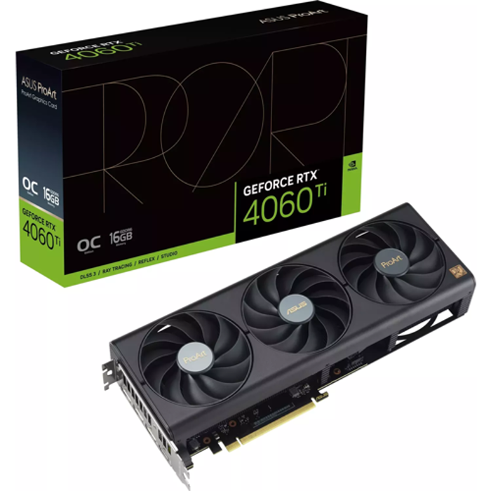 Graphics card ASUS GeForce RTX 4060 Ti ProArt OC, 16GB GDDR6, PCI-E 4.0