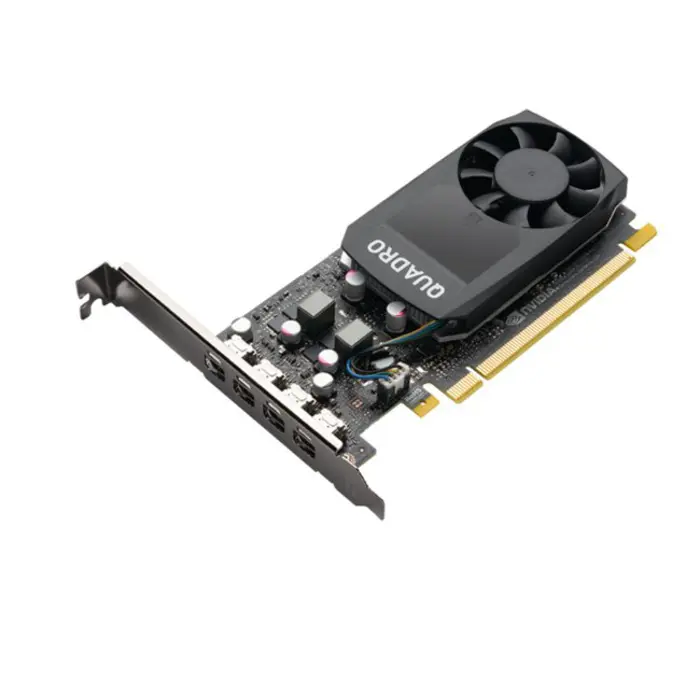 Graphics card PNY NVIDIA Quadro P1000 V2 LowProfile  4 GB GDDR5, PCIe  3.0 x16,  4x Mini DP 1.4, LP bracket, 4x mDP to DP adapter, Retail