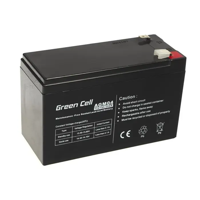 Green Cell AGM04 UPS battery Sealed Lead Acid (VRLA) 12 V 7 Ah