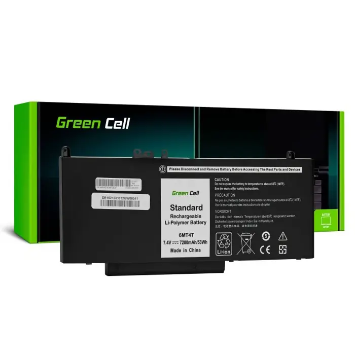 GREEN CELL BATTERY DE162 DELL 7200MAH 7.4V