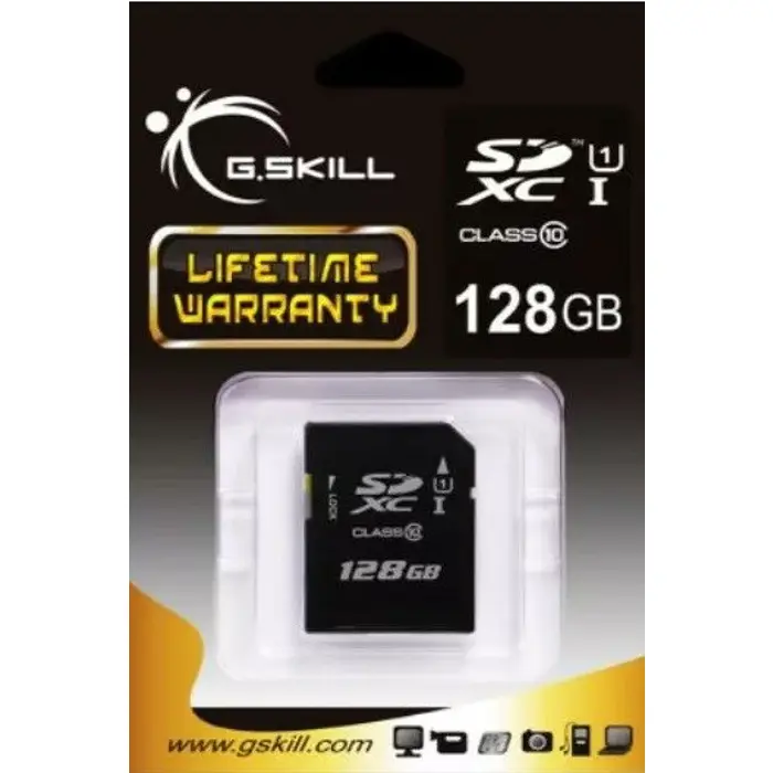 G.SKILL SDXC 128GB CLASS 10 UHS-I